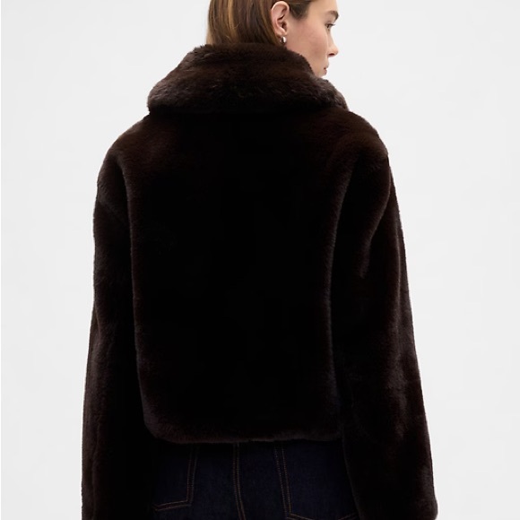 100% Recycled Relaxed Faux-Fur Jacket M - Picture 6 of 6